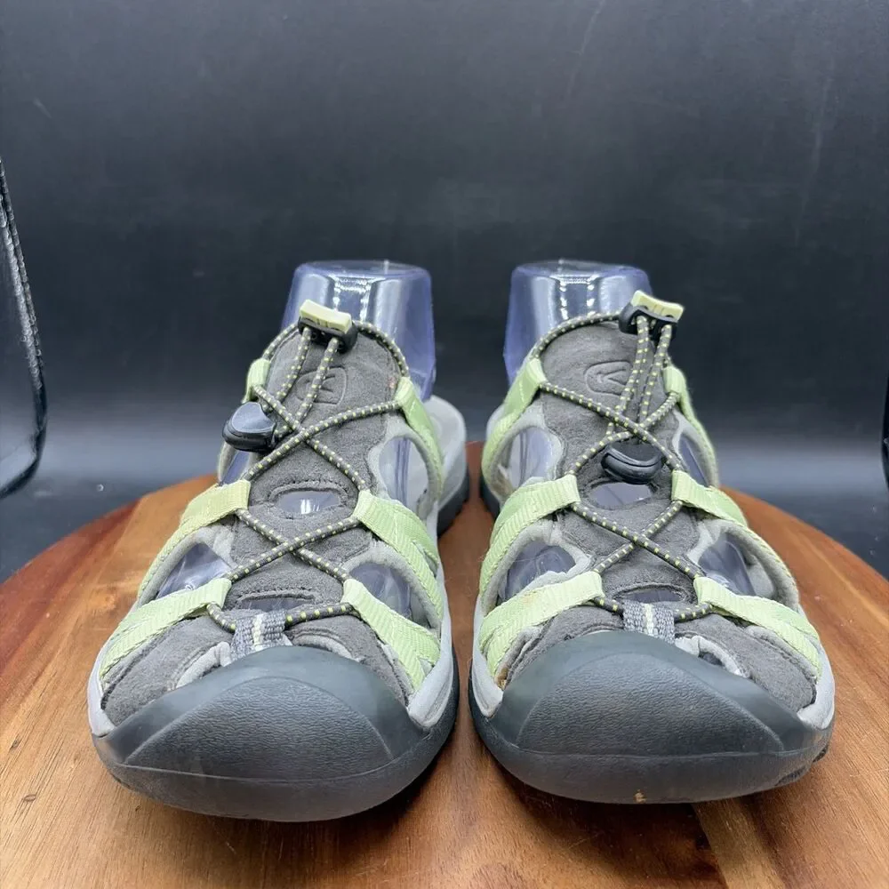 Keen Whisper Womens Size 9.5 Closed Toe Slide Sandals Teal Gray Water Shoes 5127